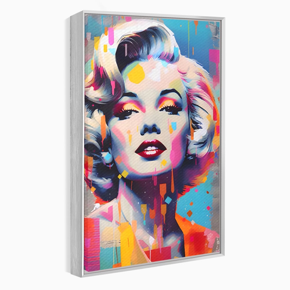 Tablou Canvas Premium LuxCanva® A1484, Lady Marilyn Monroe , Living, Vedeta, Frumusete, Model, Actrita, Dormitor, Culori Vibrante