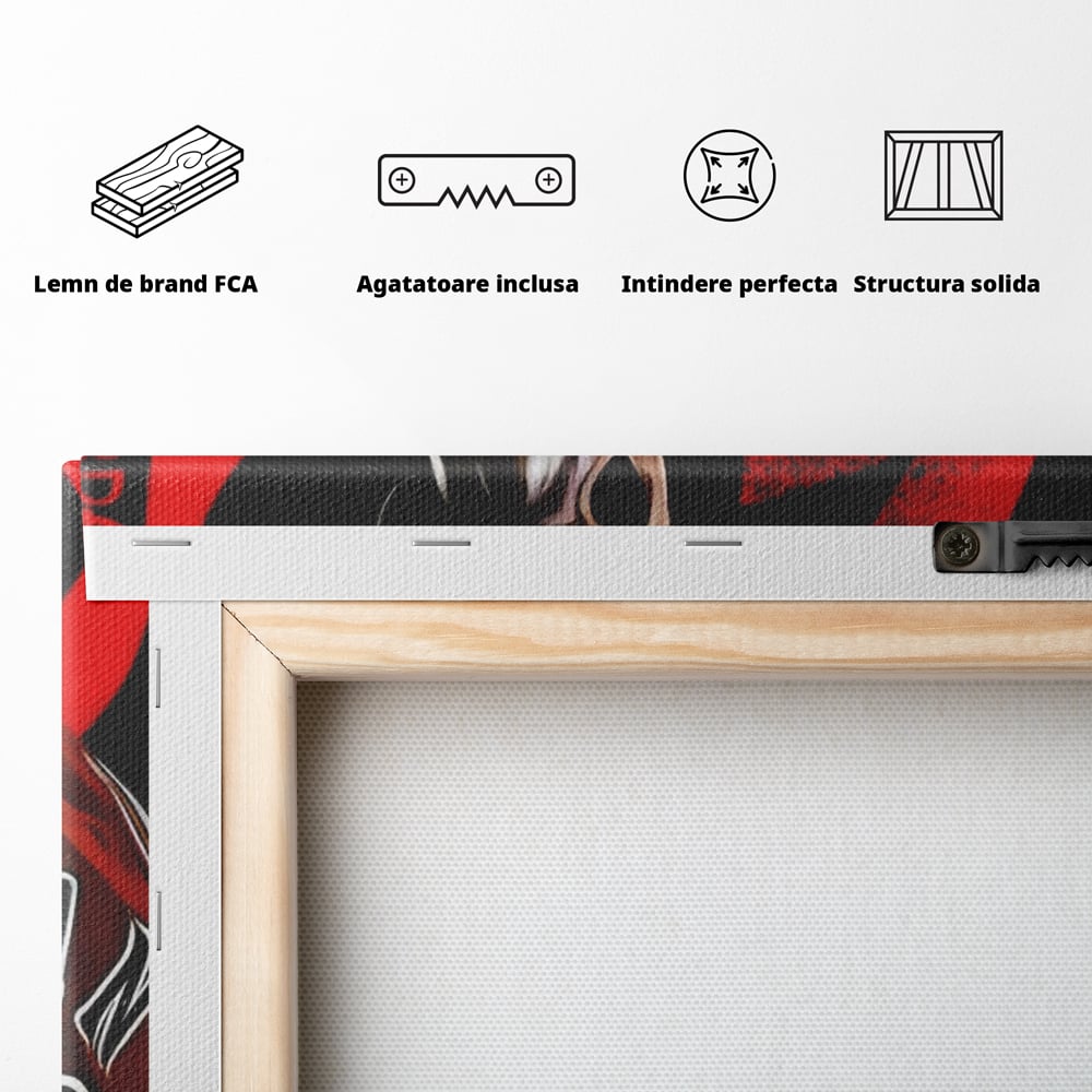 Tablou Canvas Premium, LuxCanva® A1490, Jordan23 , Room, Baschet, NBA, Sportiv, Personalitati, Club Sportiv, Culori Vibrante