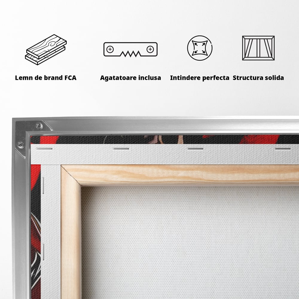 Tablou Canvas Premium, LuxCanva® A1490, Jordan23 , Room, Baschet, NBA, Sportiv, Personalitati, Club Sportiv, Culori Vibrante