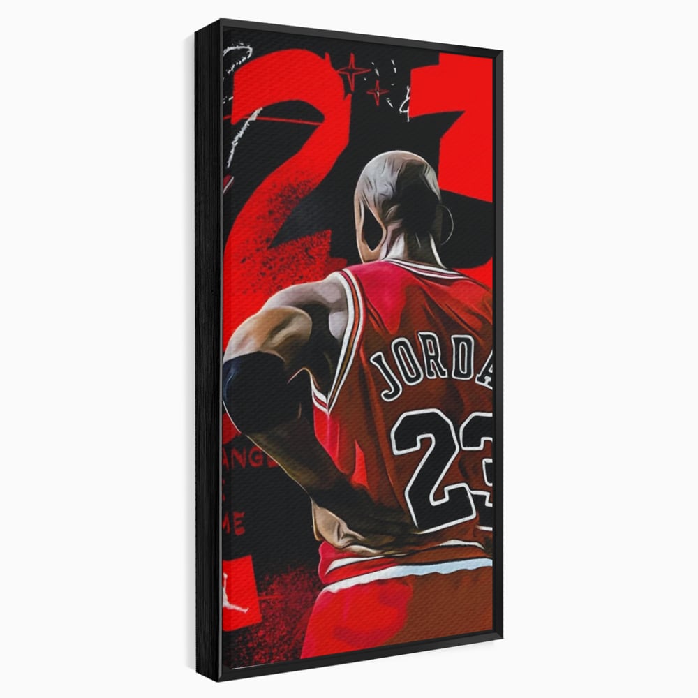 Tablou Canvas Premium, LuxCanva® A1490, Jordan23 , Room, Baschet, NBA, Sportiv, Personalitati, Club Sportiv, Culori Vibrante