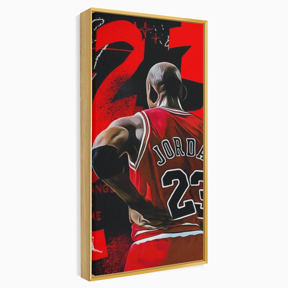 Tablou Canvas Premium, LuxCanva® A1490, Jordan23 , Room, Baschet, NBA, Sportiv, Personalitati, Club Sportiv, Culori Vibrante