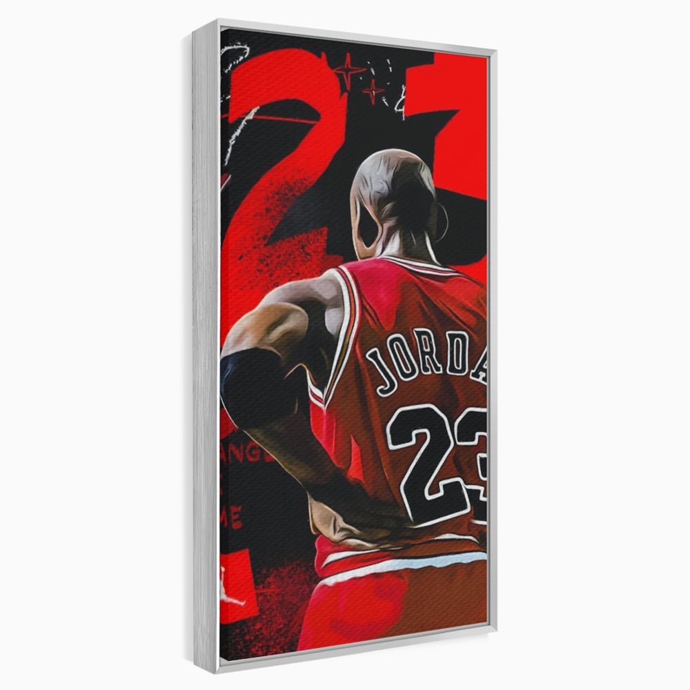Tablou Canvas Premium, LuxCanva® A1490, Jordan23 , Room, Baschet, NBA, Sportiv, Personalitati, Club Sportiv, Culori Vibrante