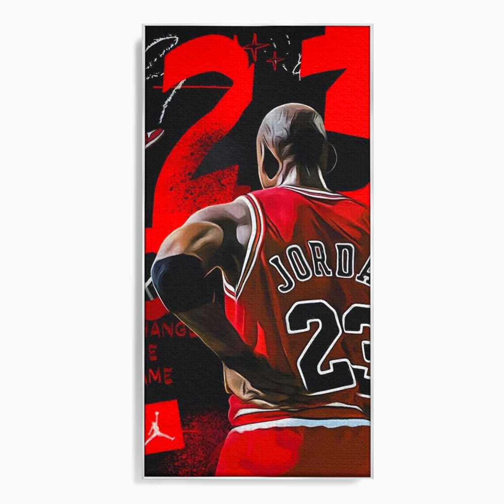 Tablou Canvas Premium, LuxCanva® A1490, Jordan23 , Room, Baschet, NBA, Sportiv, Personalitati, Club Sportiv, Culori Vibrante