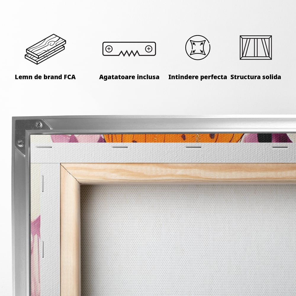 Tablou Canvas Premium LuxCanva® A1491, Women Style , Room, Moda, Frumusete, Stil Vestimentar, Dormitor, Culori Vibrante