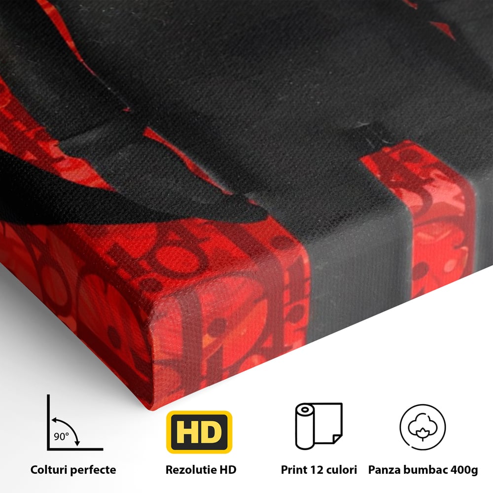 Tablou Canvas Premium, LuxCanva® A1494, Supreme Brands , Room, Dior, YSL, Robot, Lux, Dressing, Culori Vibrante