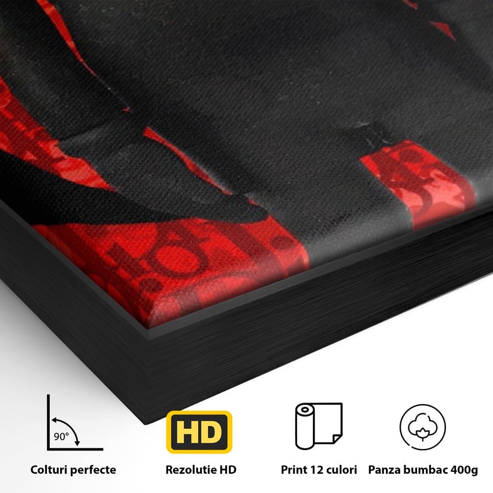 Tablou Canvas Premium, LuxCanva® A1494, Supreme Brands , Room, Dior, YSL, Robot, Lux, Dressing, Culori Vibrante