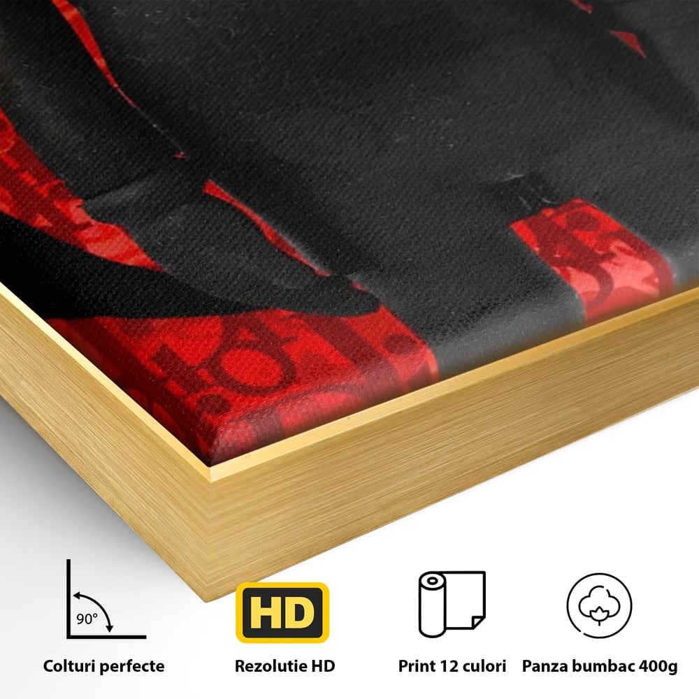 Tablou Canvas Premium, LuxCanva® A1494, Supreme Brands , Room, Dior, YSL, Robot, Lux, Dressing, Culori Vibrante