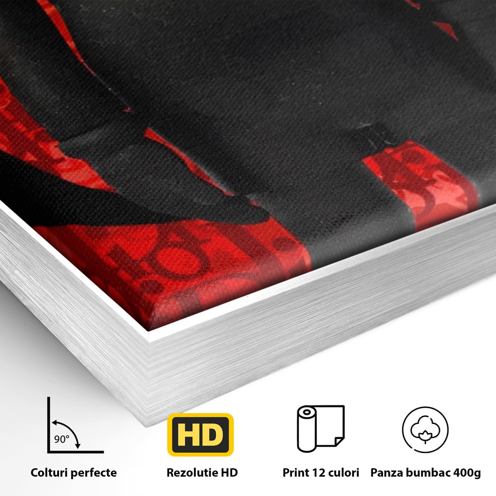 Tablou Canvas Premium, LuxCanva® A1494, Supreme Brands , Room, Dior, YSL, Robot, Lux, Dressing, Culori Vibrante