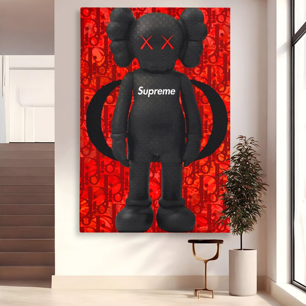 Tablou Canvas Premium, LuxCanva® A1494, Supreme Brands , Room, Dior, YSL, Robot, Lux, Dressing, Culori Vibrante
