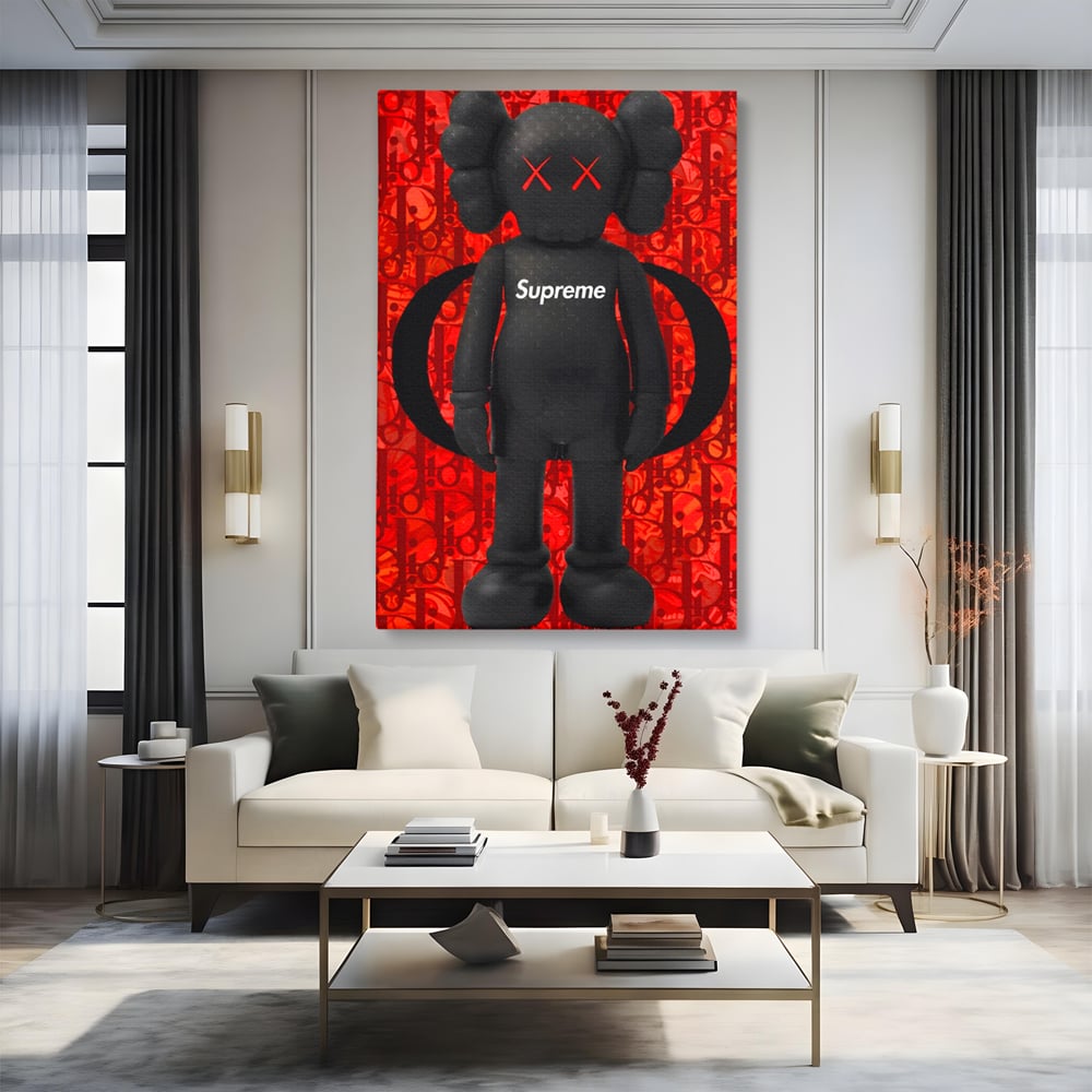 Tablou Canvas Premium, LuxCanva® A1494, Supreme Brands , Room, Dior, YSL, Robot, Lux, Dressing, Culori Vibrante