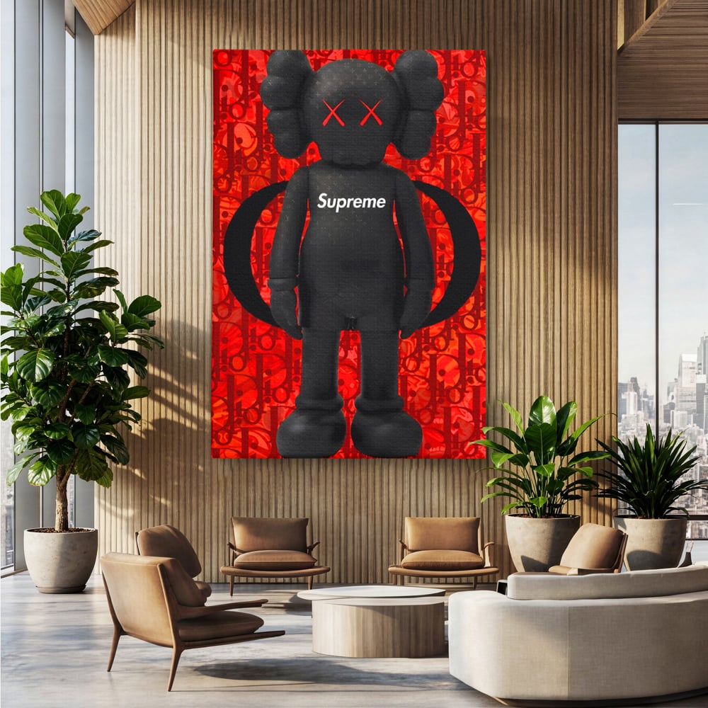 Tablou Canvas Premium, LuxCanva® A1494, Supreme Brands , Room, Dior, YSL, Robot, Lux, Dressing, Culori Vibrante