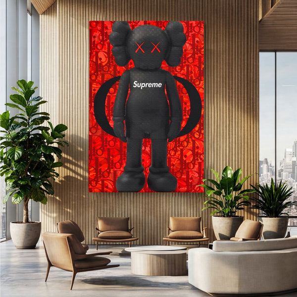 Tablou Canvas Premium, LuxCanva® A1494, Supreme Brands , Room, Dior, YSL, Robot, Lux, Dressing, Culori Vibrante