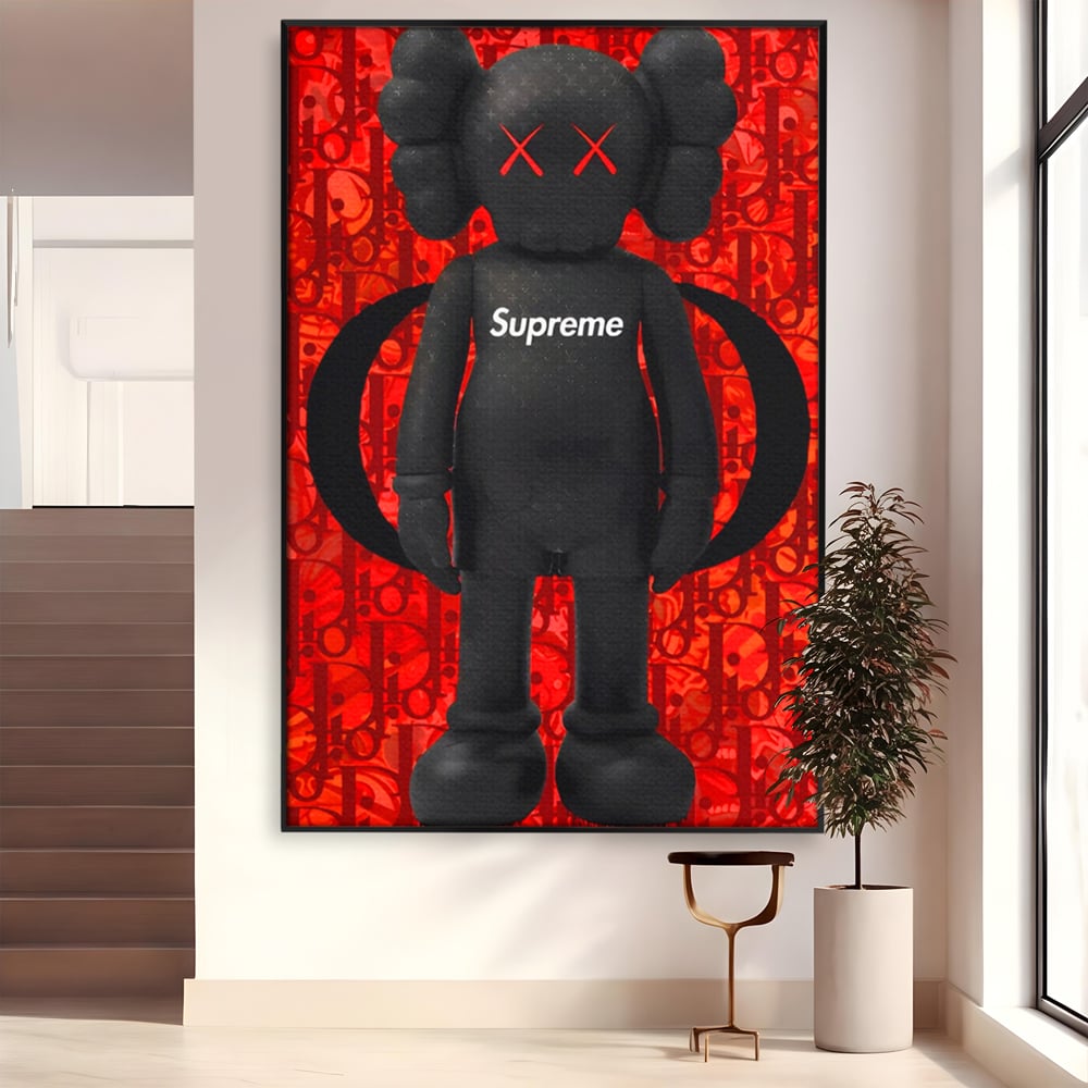 Tablou Canvas Premium, LuxCanva® A1494, Supreme Brands , Room, Dior, YSL, Robot, Lux, Dressing, Culori Vibrante