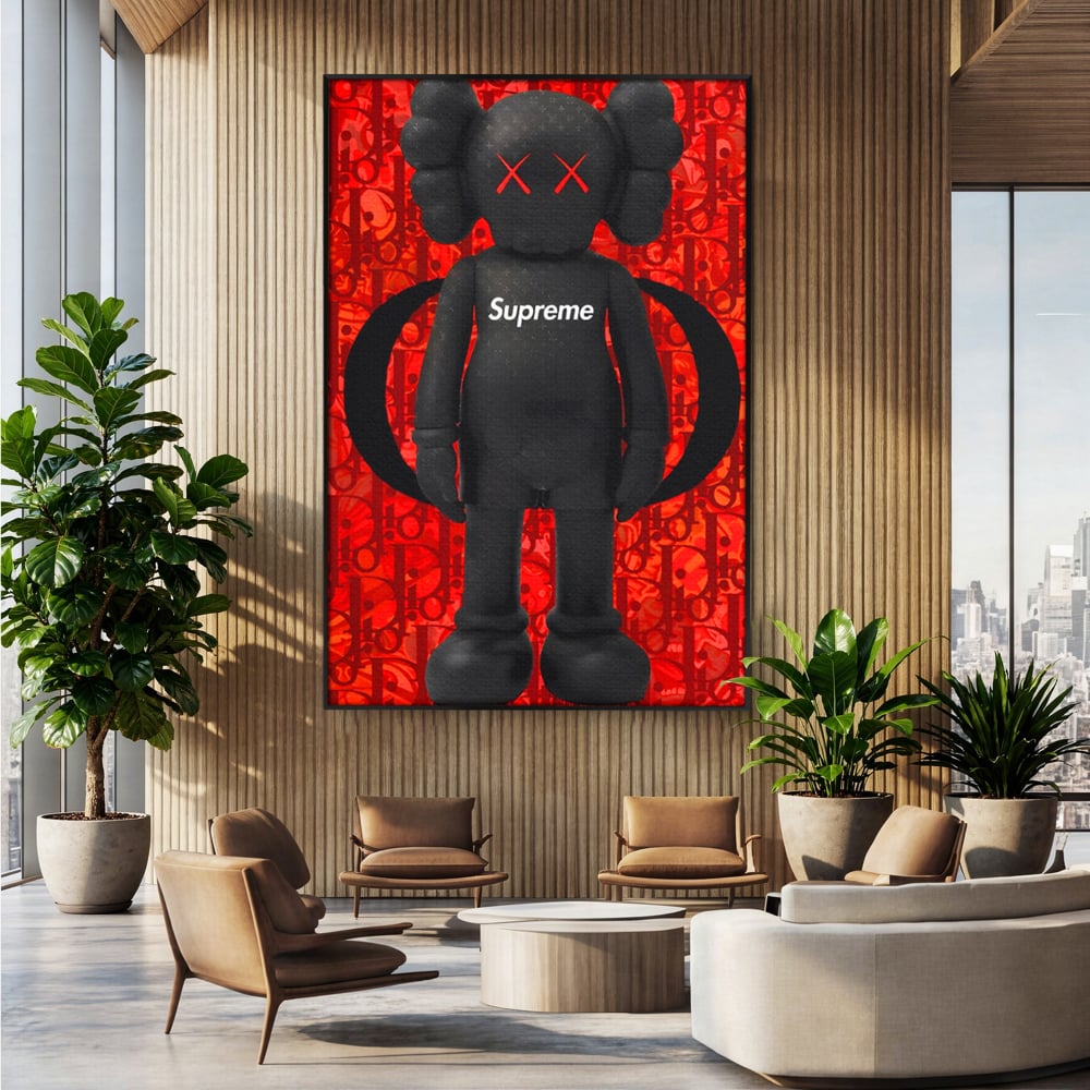 Tablou Canvas Premium, LuxCanva® A1494, Supreme Brands , Room, Dior, YSL, Robot, Lux, Dressing, Culori Vibrante