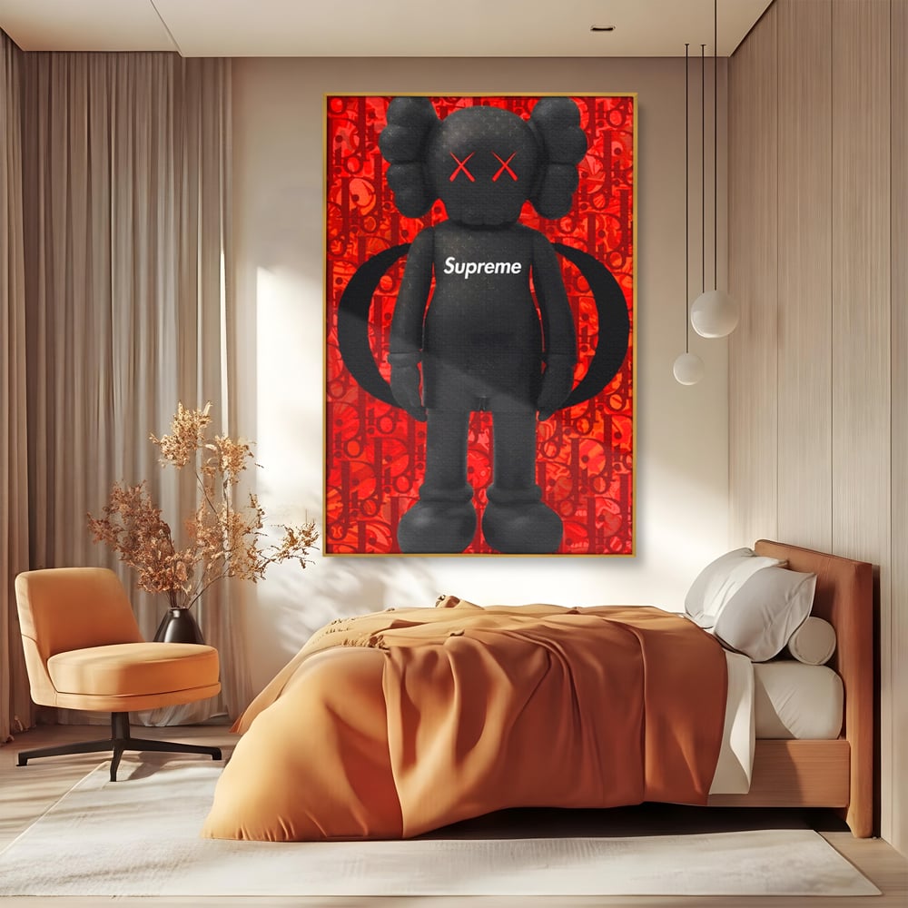 Tablou Canvas Premium, LuxCanva® A1494, Supreme Brands , Room, Dior, YSL, Robot, Lux, Dressing, Culori Vibrante