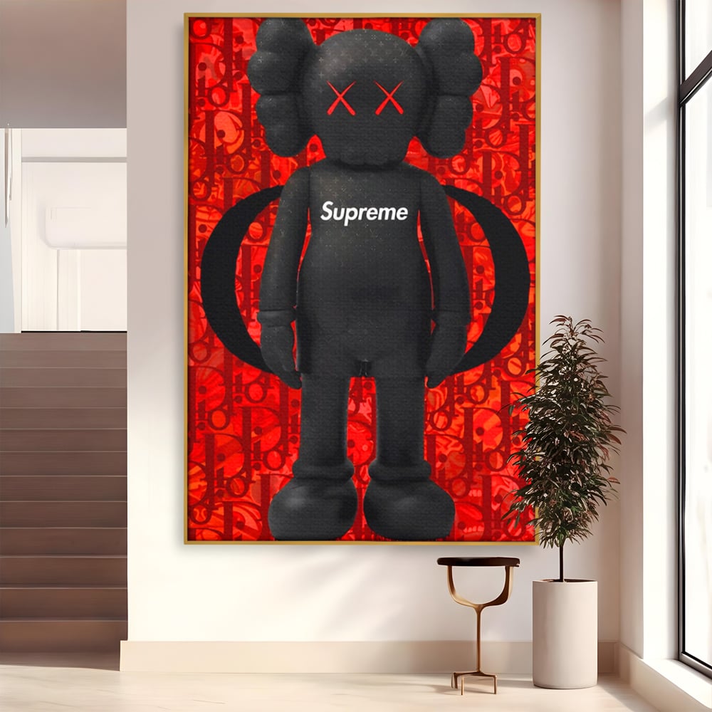 Tablou Canvas Premium, LuxCanva® A1494, Supreme Brands , Room, Dior, YSL, Robot, Lux, Dressing, Culori Vibrante