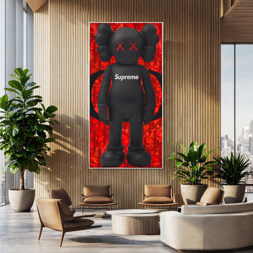 Tablou Canvas Premium, LuxCanva® A1494, Supreme Brands , Room, Dior, YSL, Robot, Lux, Dressing, Culori Vibrante
