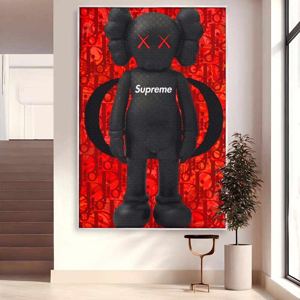 Tablou Canvas Premium, LuxCanva® A1494, Supreme Brands , Room, Dior, YSL, Robot, Lux, Dressing, Culori Vibrante