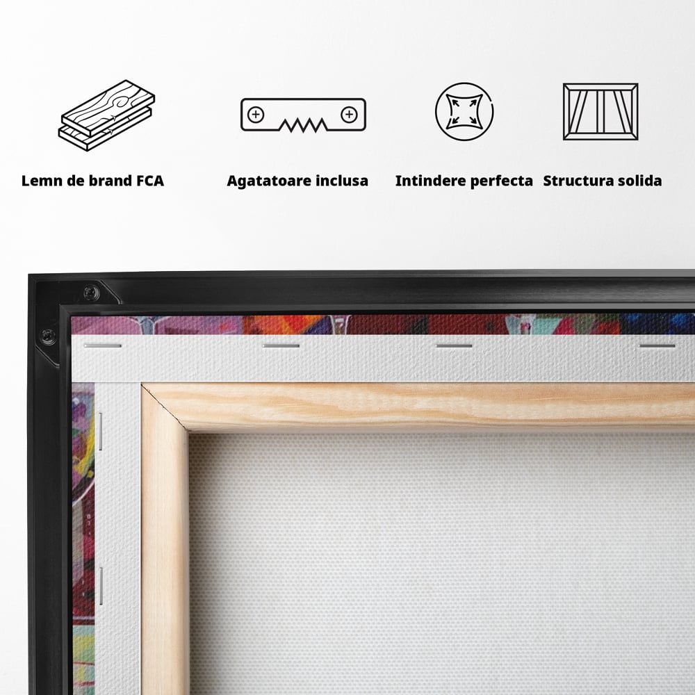 Tablou Canvas Premium LuxCanva® A1495, Cocktail , Room, Bautura, Pahare, Bar, Bucatarie, Culori Vibrante