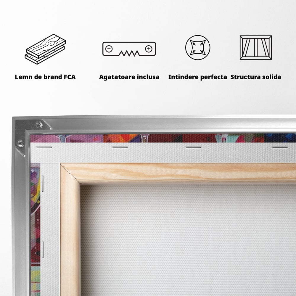 Tablou Canvas Premium LuxCanva® A1495, Cocktail , Room, Bautura, Pahare, Bar, Bucatarie, Culori Vibrante