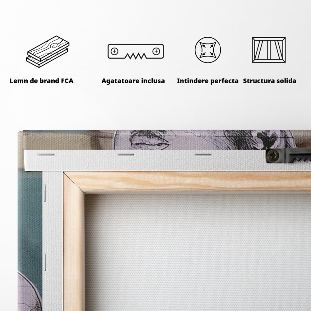 Tablou Canvas Premium LuxCanva® A1503, I Love Life , Dormitor, Copil, Inocenta, Ochelari, Inima, Room, Culori Vibrante