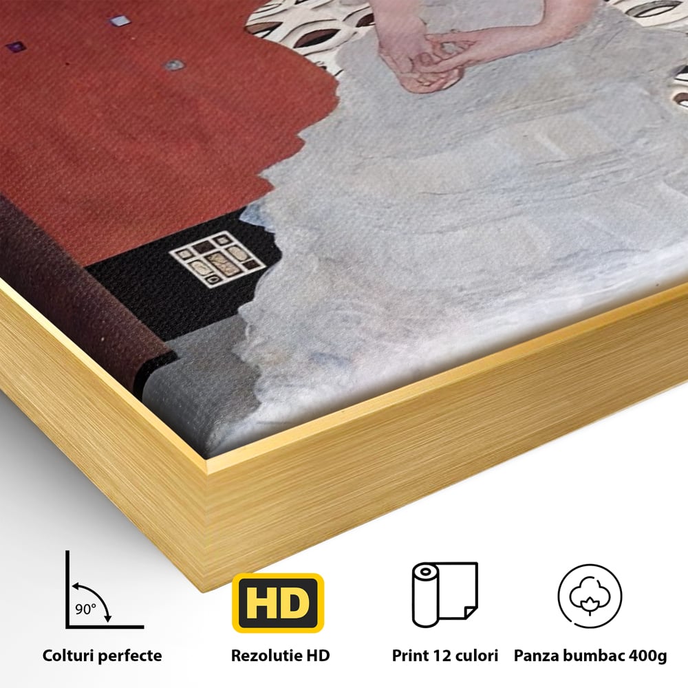 Tablou Canvas Premium LuxCanva® A1510, Fritza Riedler , Klimt, Artist, Opera, Pictura, Room, Culori Vibrante