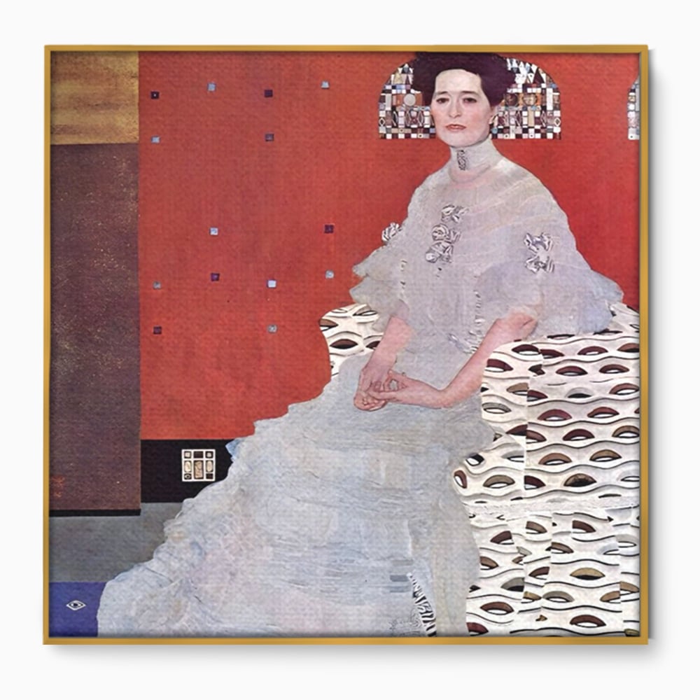 Tablou Canvas Premium LuxCanva® A1510, Fritza Riedler , Klimt, Artist, Opera, Pictura, Room, Culori Vibrante