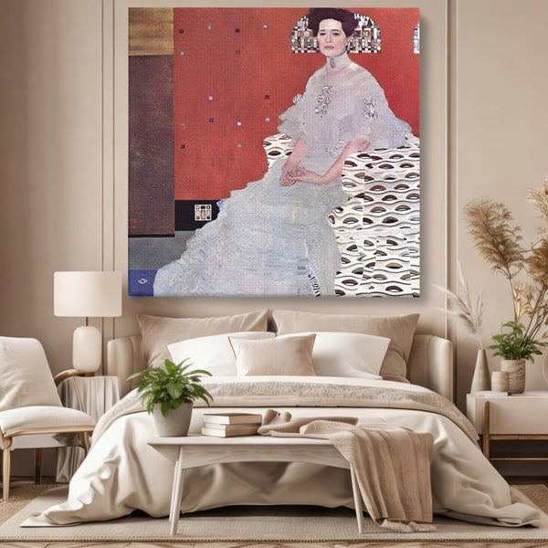 Tablou Canvas Premium LuxCanva® A1510, Fritza Riedler , Klimt, Artist, Opera, Pictura, Room, Culori Vibrante