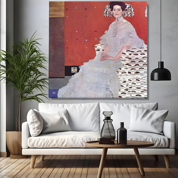 Tablou Canvas Premium LuxCanva® A1510, Fritza Riedler , Klimt, Artist, Opera, Pictura, Room, Culori Vibrante