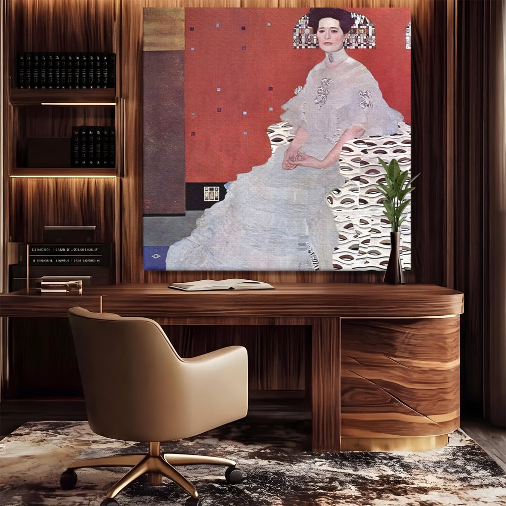 Tablou Canvas Premium LuxCanva® A1510, Fritza Riedler , Klimt, Artist, Opera, Pictura, Room, Culori Vibrante