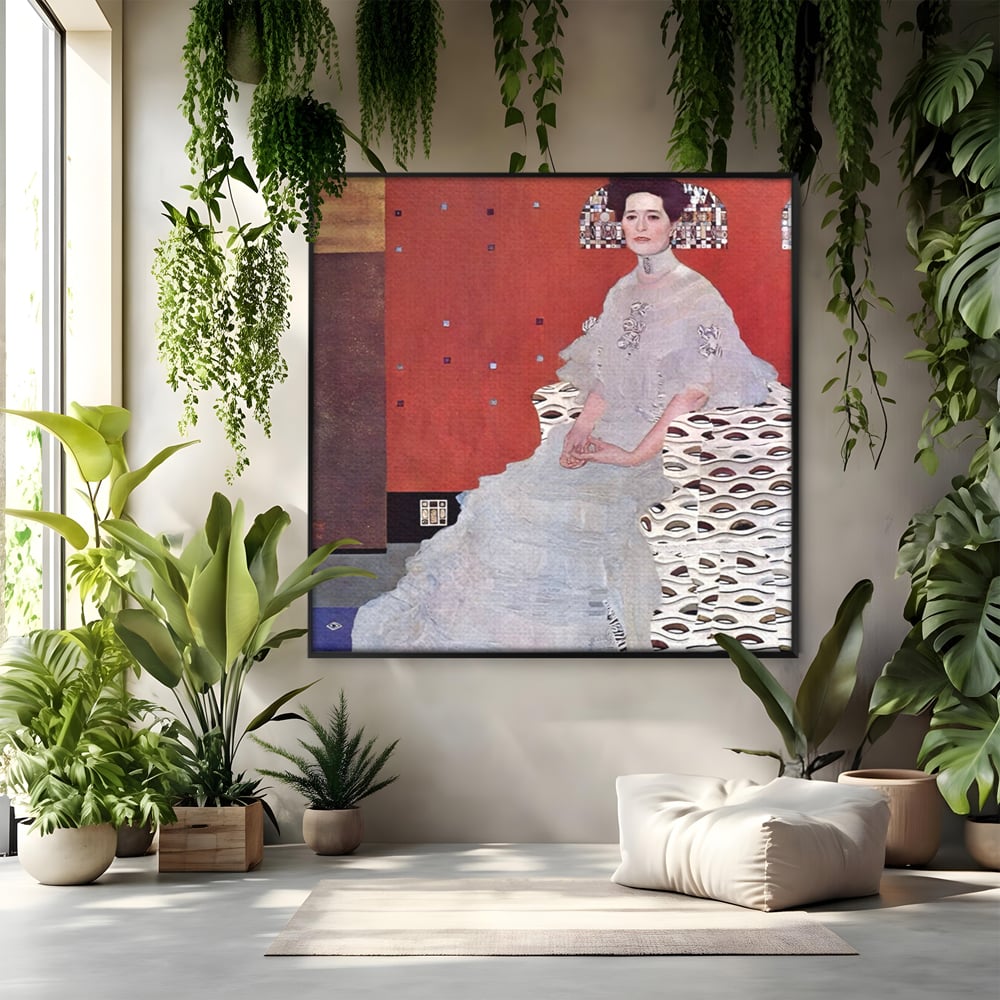 Tablou Canvas Premium LuxCanva® A1510, Fritza Riedler , Klimt, Artist, Opera, Pictura, Room, Culori Vibrante