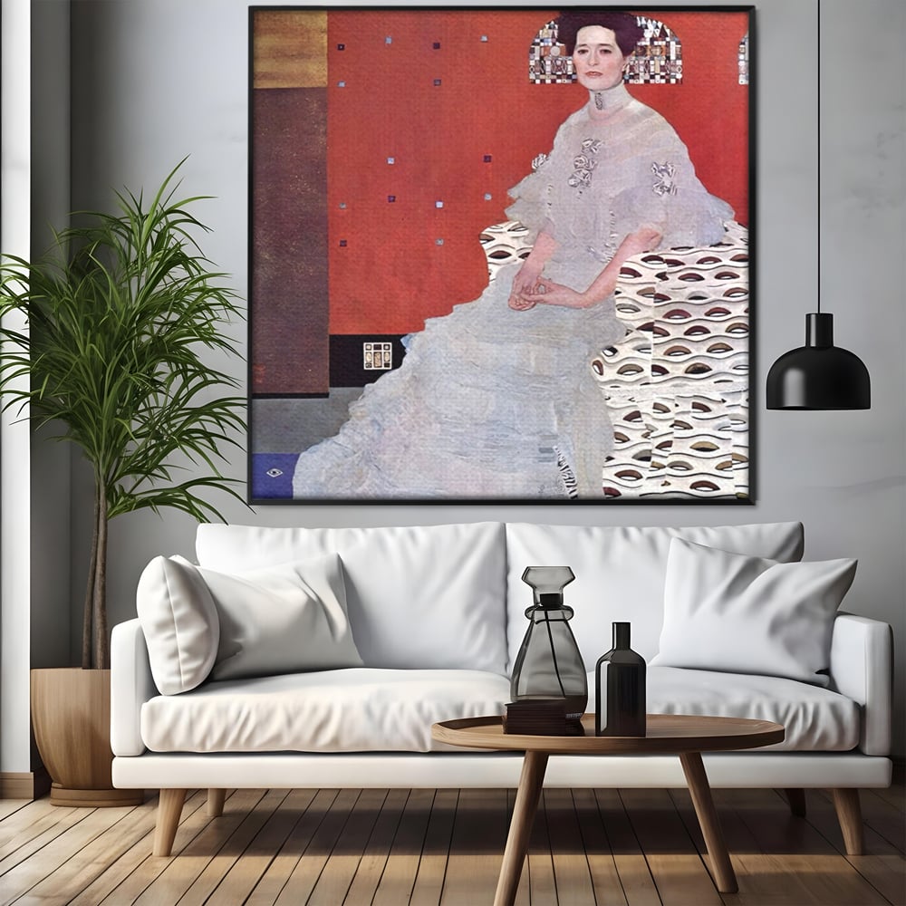 Tablou Canvas Premium LuxCanva® A1510, Fritza Riedler , Klimt, Artist, Opera, Pictura, Room, Culori Vibrante