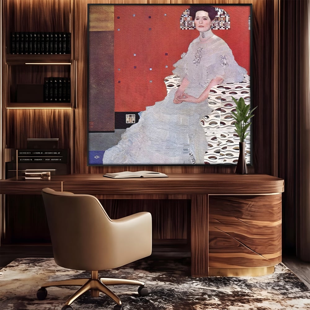 Tablou Canvas Premium LuxCanva® A1510, Fritza Riedler , Klimt, Artist, Opera, Pictura, Room, Culori Vibrante
