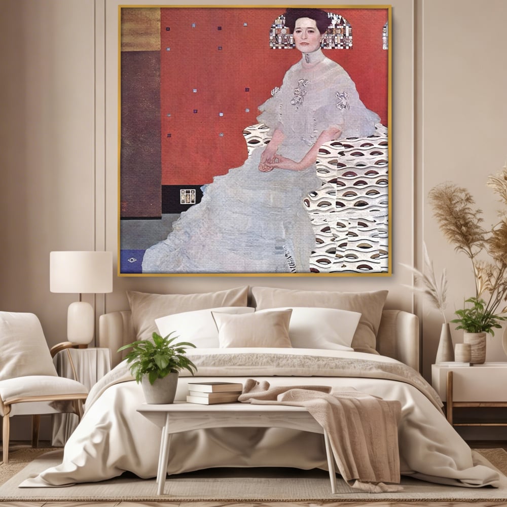 Tablou Canvas Premium LuxCanva® A1510, Fritza Riedler , Klimt, Artist, Opera, Pictura, Room, Culori Vibrante