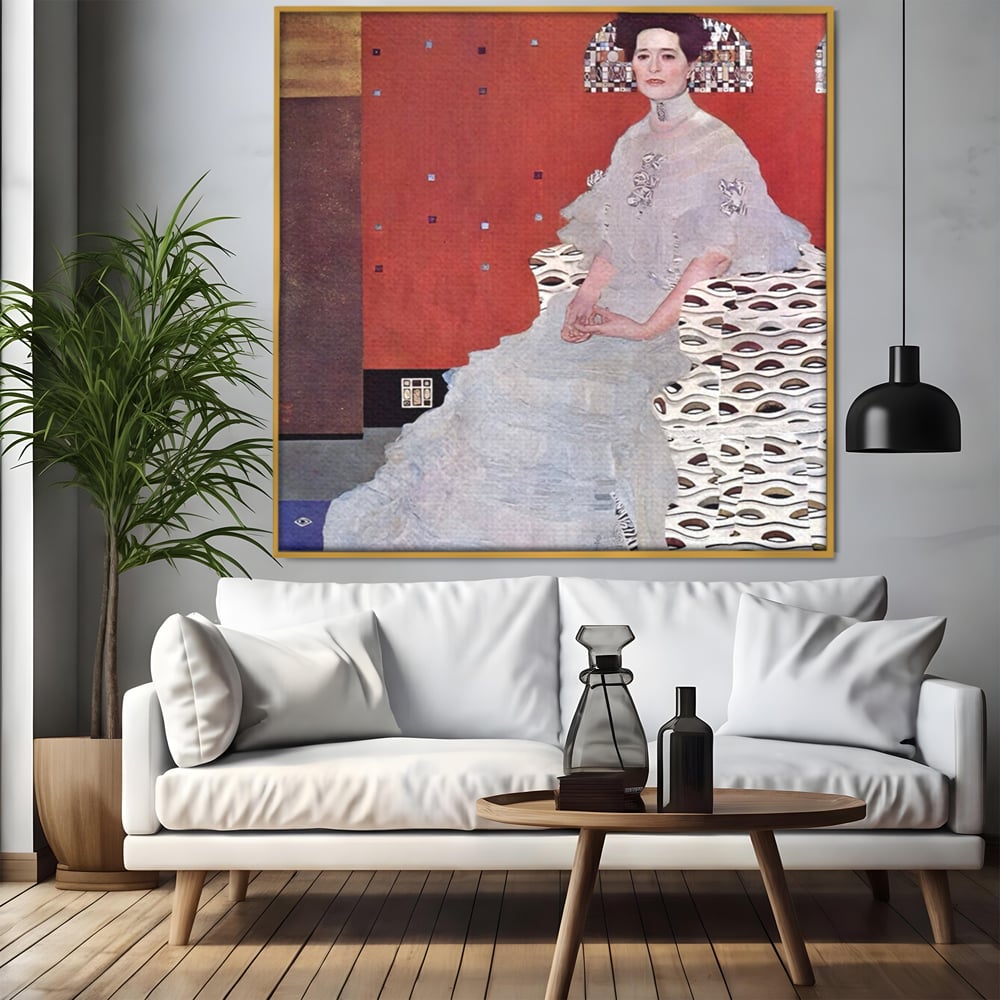 Tablou Canvas Premium LuxCanva® A1510, Fritza Riedler , Klimt, Artist, Opera, Pictura, Room, Culori Vibrante