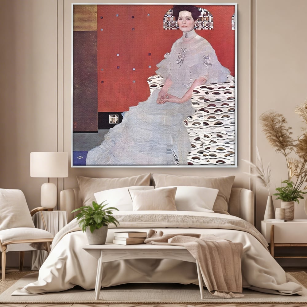 Tablou Canvas Premium LuxCanva® A1510, Fritza Riedler , Klimt, Artist, Opera, Pictura, Room, Culori Vibrante