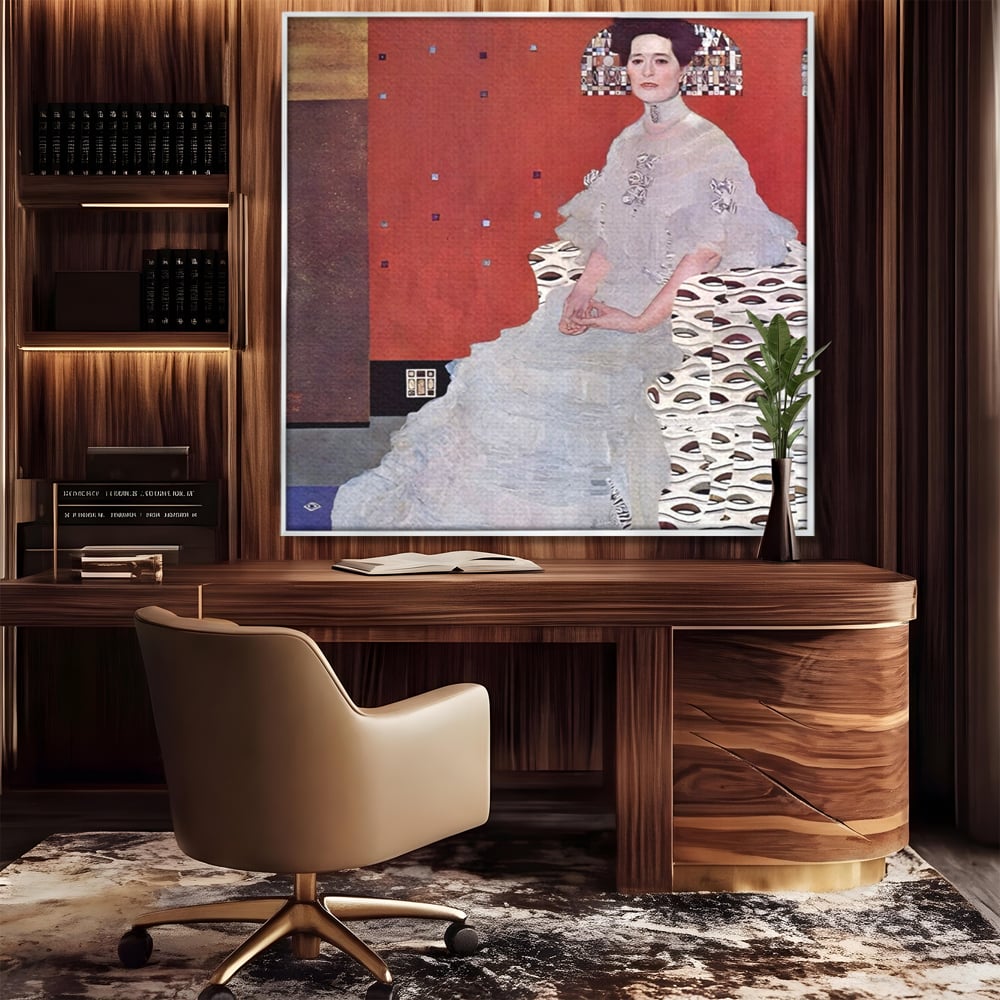 Tablou Canvas Premium LuxCanva® A1510, Fritza Riedler , Klimt, Artist, Opera, Pictura, Room, Culori Vibrante