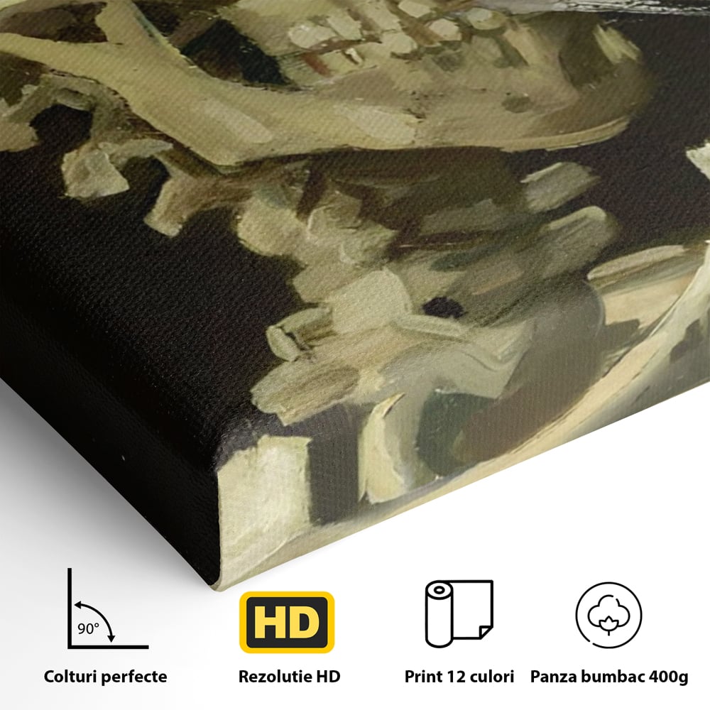 Tablou Canvas Premium LuxCanva® A1513, Skeletons , Room, Tigara, Schelete, Oase, Living, Culori Vibrante