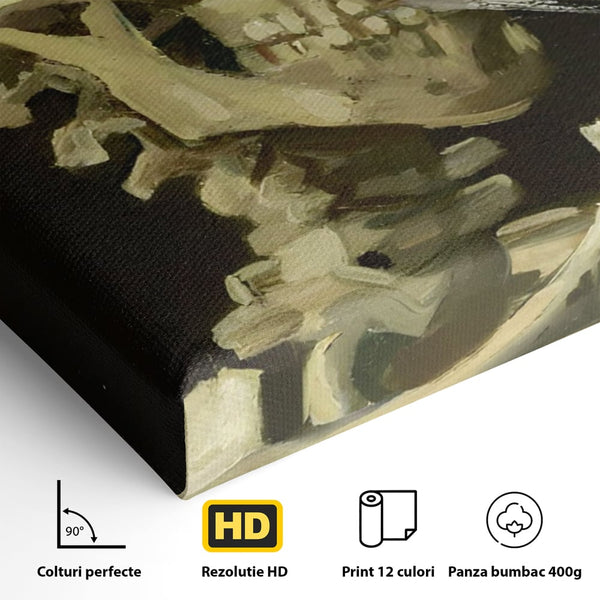 Tablou Canvas Premium LuxCanva® A1513, Skeletons , Room, Tigara, Schelete, Oase, Living, Culori Vibrante