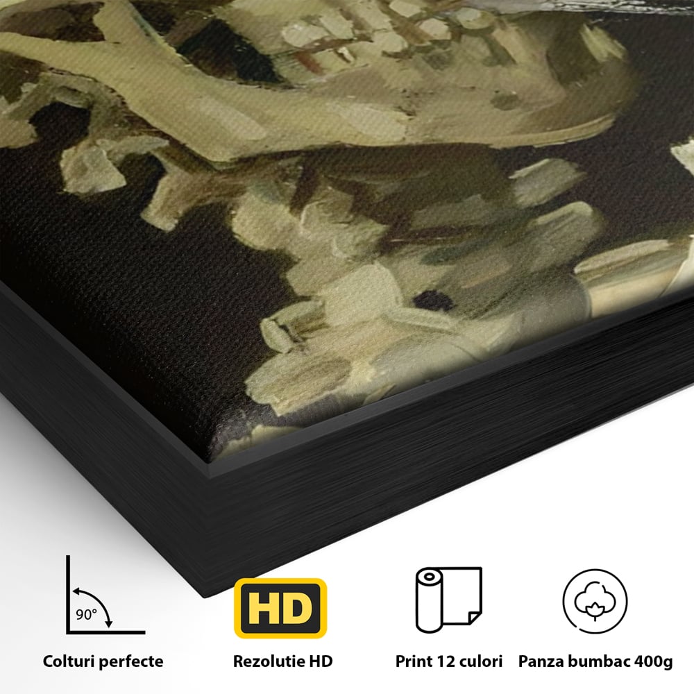 Tablou Canvas Premium LuxCanva® A1513, Skeletons , Room, Tigara, Schelete, Oase, Living, Culori Vibrante
