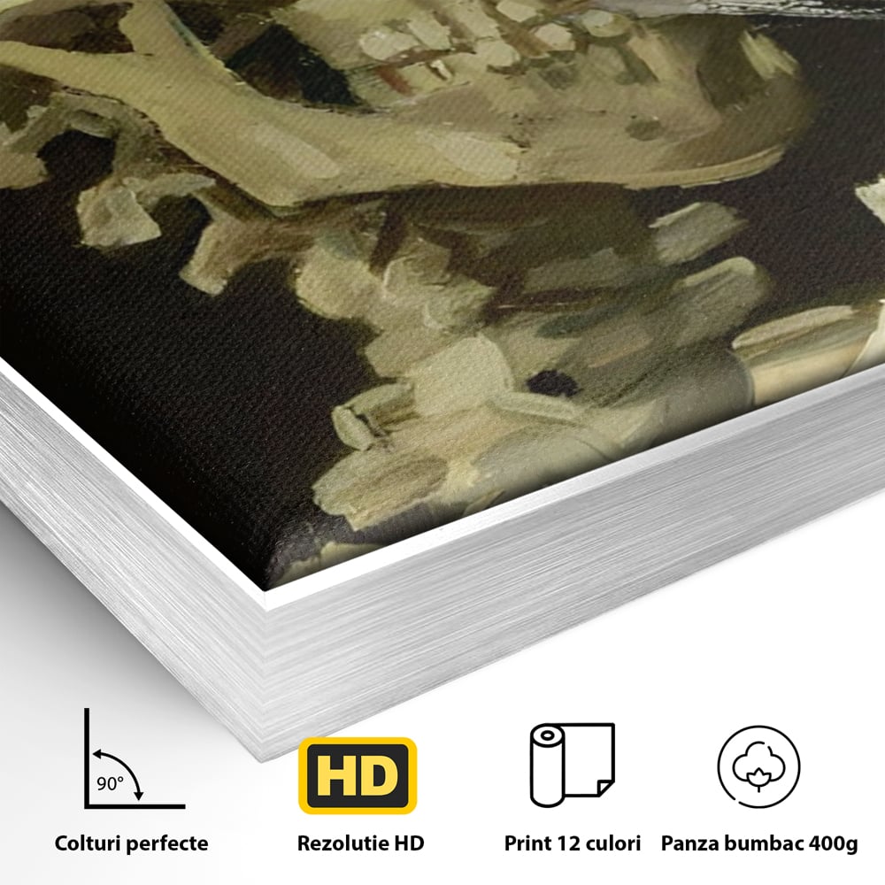 Tablou Canvas Premium LuxCanva® A1513, Skeletons , Room, Tigara, Schelete, Oase, Living, Culori Vibrante