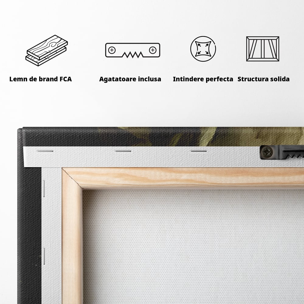 Tablou Canvas Premium LuxCanva® A1513, Skeletons , Room, Tigara, Schelete, Oase, Living, Culori Vibrante