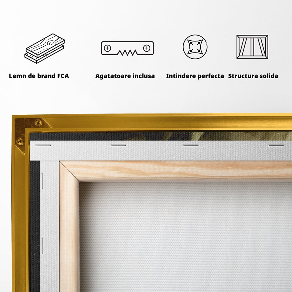Tablou Canvas Premium LuxCanva® A1513, Skeletons , Room, Tigara, Schelete, Oase, Living, Culori Vibrante