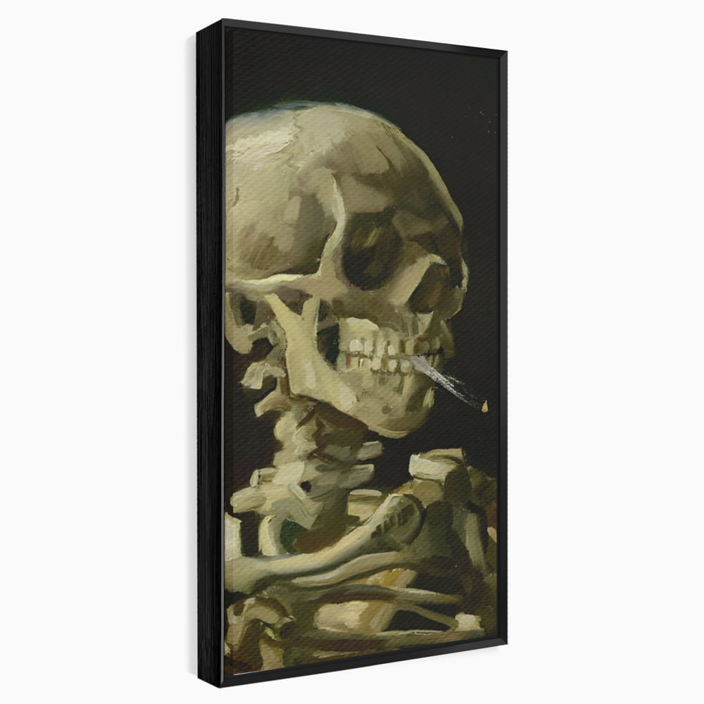 Tablou Canvas Premium LuxCanva® A1513, Skeletons , Room, Tigara, Schelete, Oase, Living, Culori Vibrante