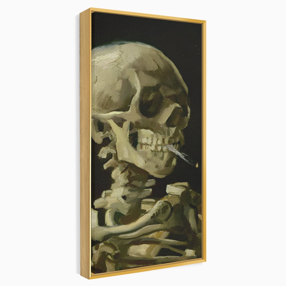 Tablou Canvas Premium LuxCanva® A1513, Skeletons , Room, Tigara, Schelete, Oase, Living, Culori Vibrante
