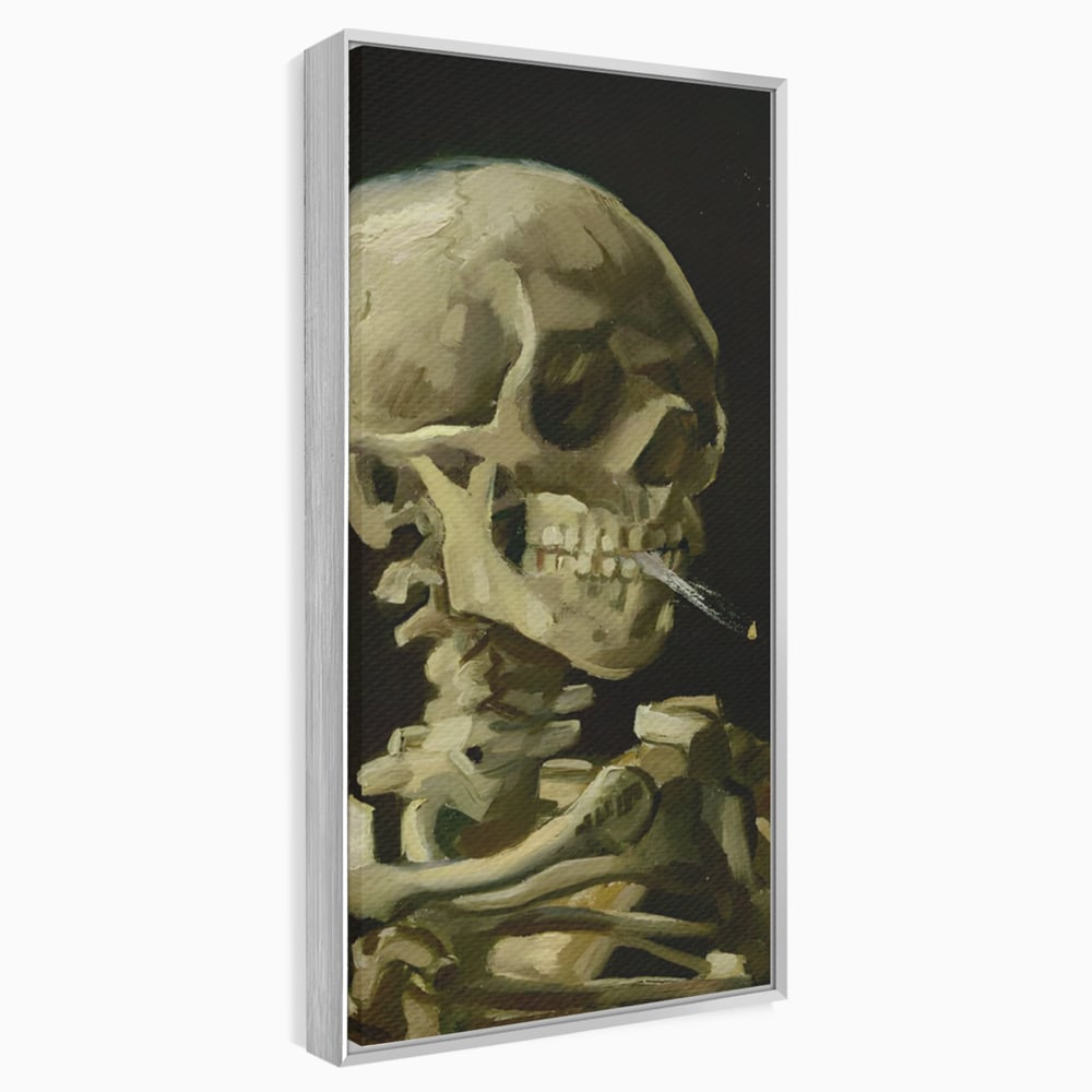 Tablou Canvas Premium LuxCanva® A1513, Skeletons , Room, Tigara, Schelete, Oase, Living, Culori Vibrante