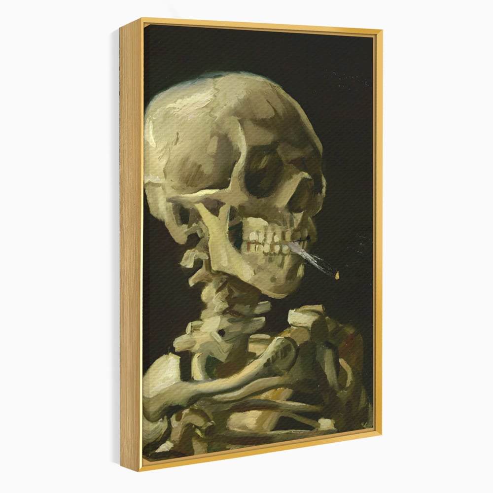 Tablou Canvas Premium LuxCanva® A1513, Skeletons , Room, Tigara, Schelete, Oase, Living, Culori Vibrante