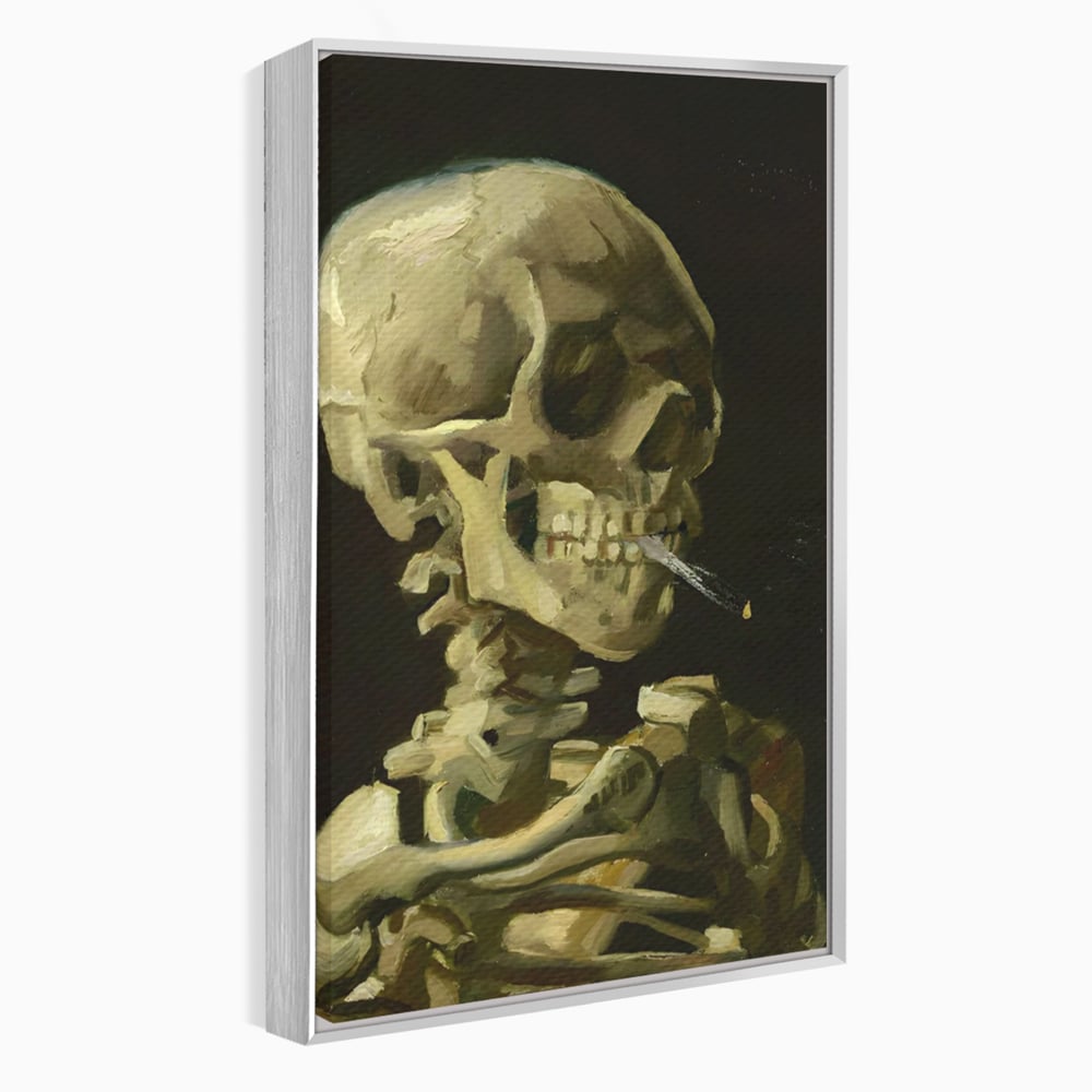 Tablou Canvas Premium LuxCanva® A1513, Skeletons , Room, Tigara, Schelete, Oase, Living, Culori Vibrante