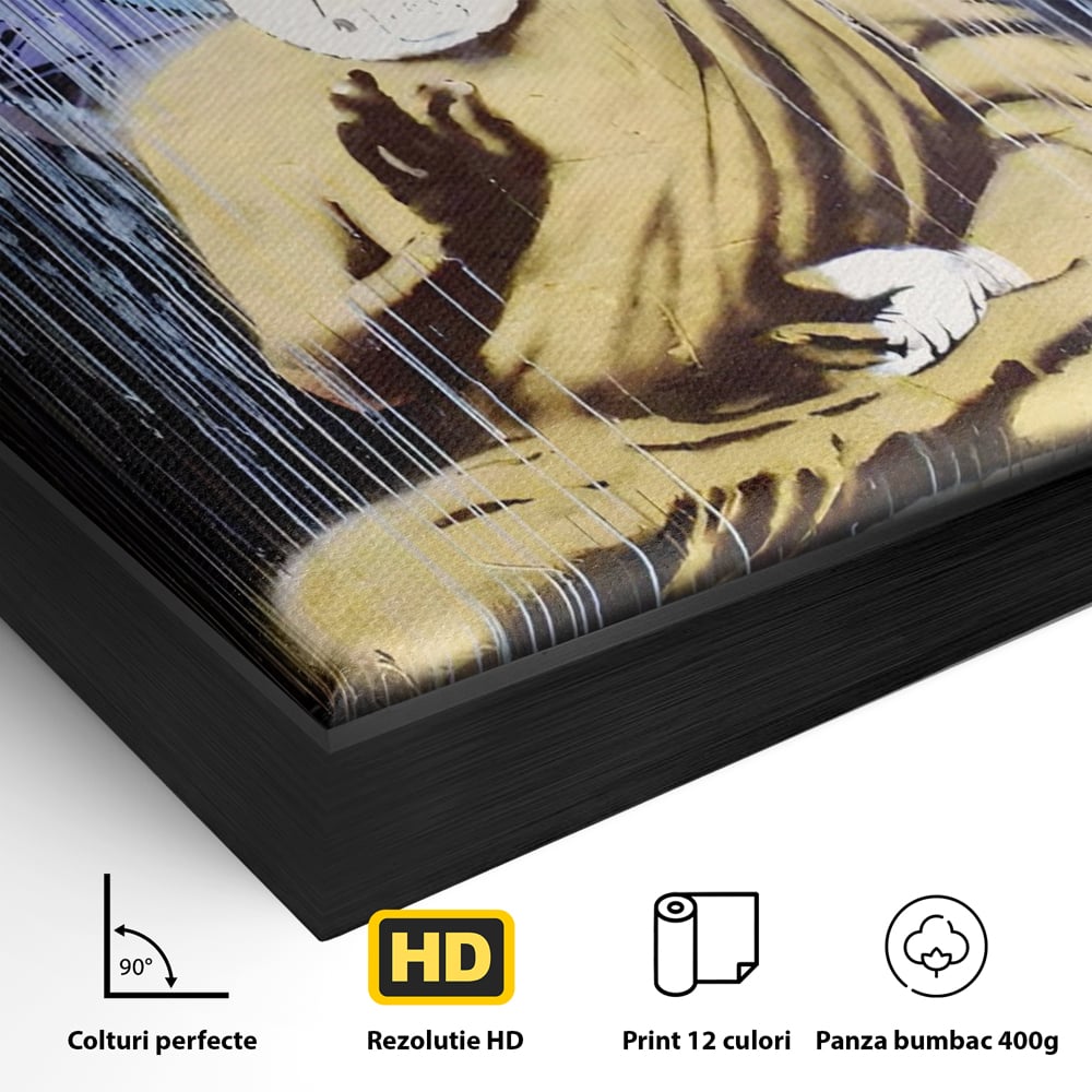 Tablou Canvas Premium LuxCanva® A1519, Zen ,  Room, Statuie, Amuleta, Zeu, Decorativ, Living, Culori Vibrante