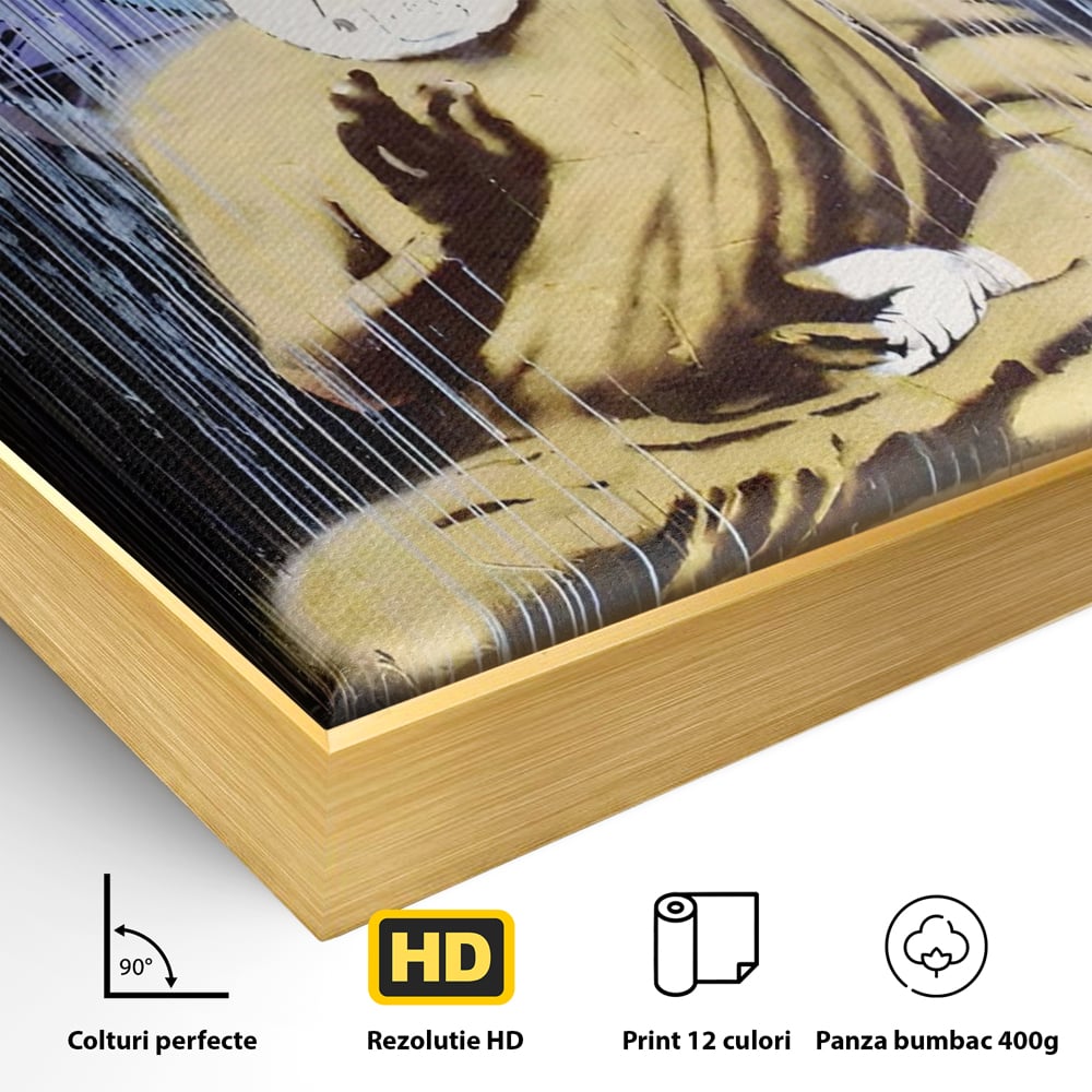 Tablou Canvas Premium LuxCanva® A1519, Zen ,  Room, Statuie, Amuleta, Zeu, Decorativ, Living, Culori Vibrante